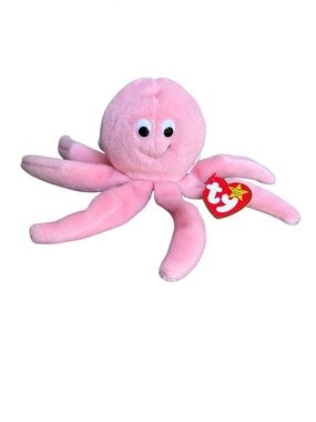 Ty Inky the Octopus Beanie Baby Plush 1993